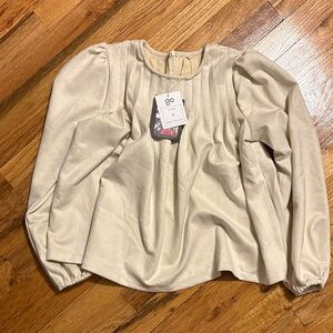 Elegant Cream Women's Top